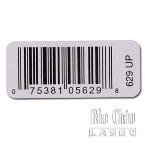 Khắc Mã vạch QR làm nhãn mác