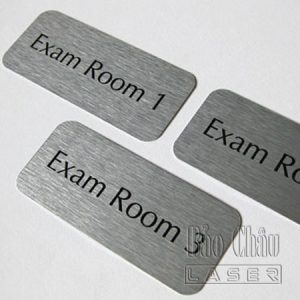 Khắc Laser Nhãn inox, ăn mòn Nhãn Inox Đẹp