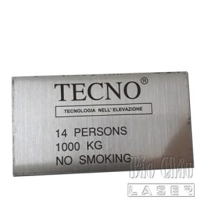 Khắc Laser Nhãn inox Đẹp