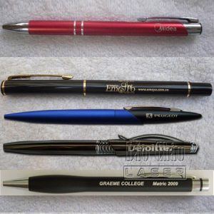 Khắc Chữ Khắc Tên Khắc logo lên Bút Viết Kim Loại